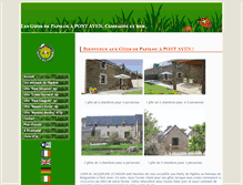 Tablet Screenshot of gites-a-pont-aven.com